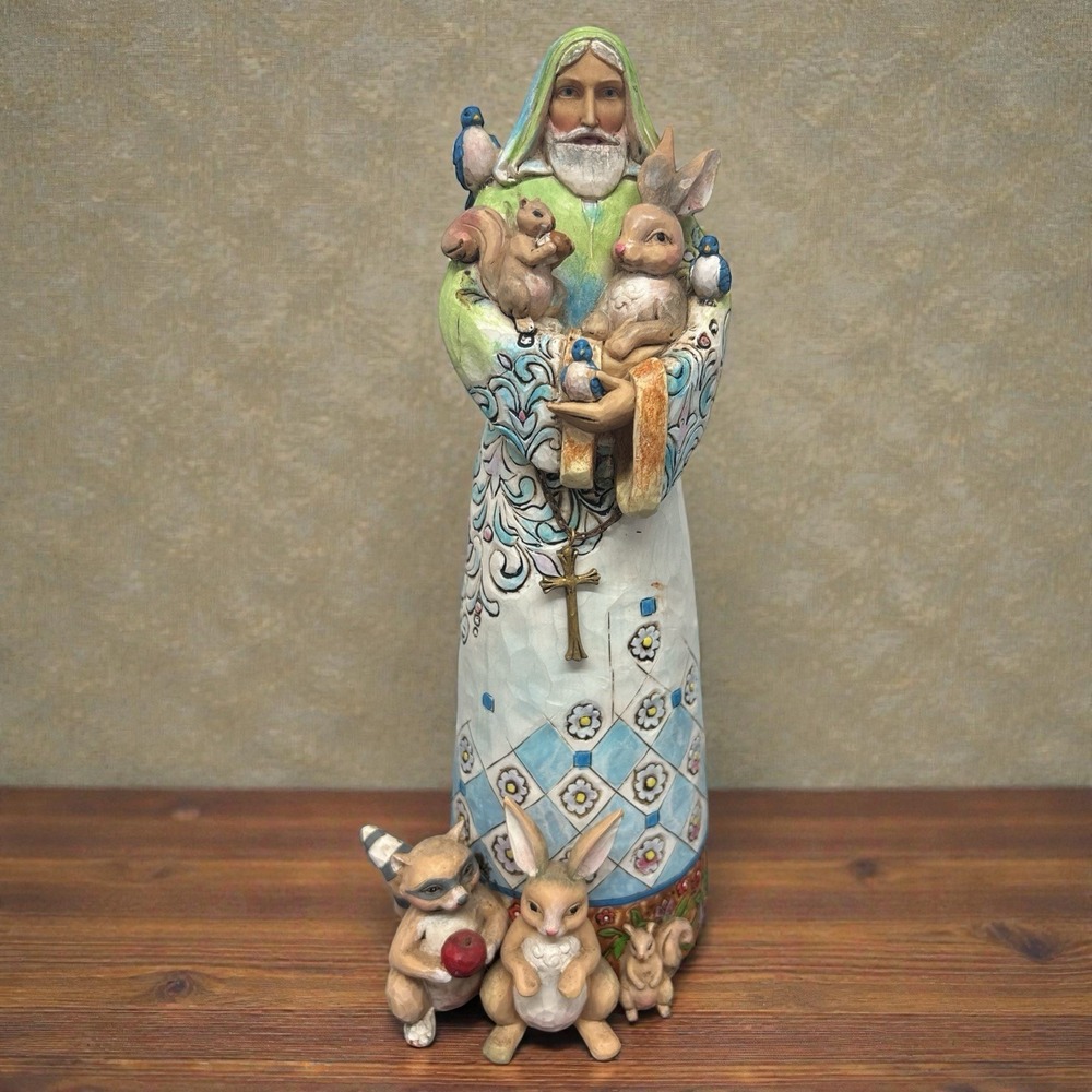 Jim Shore "Lord Make Me An Instrument Of Your Peace" 4007547 Woodland Animals